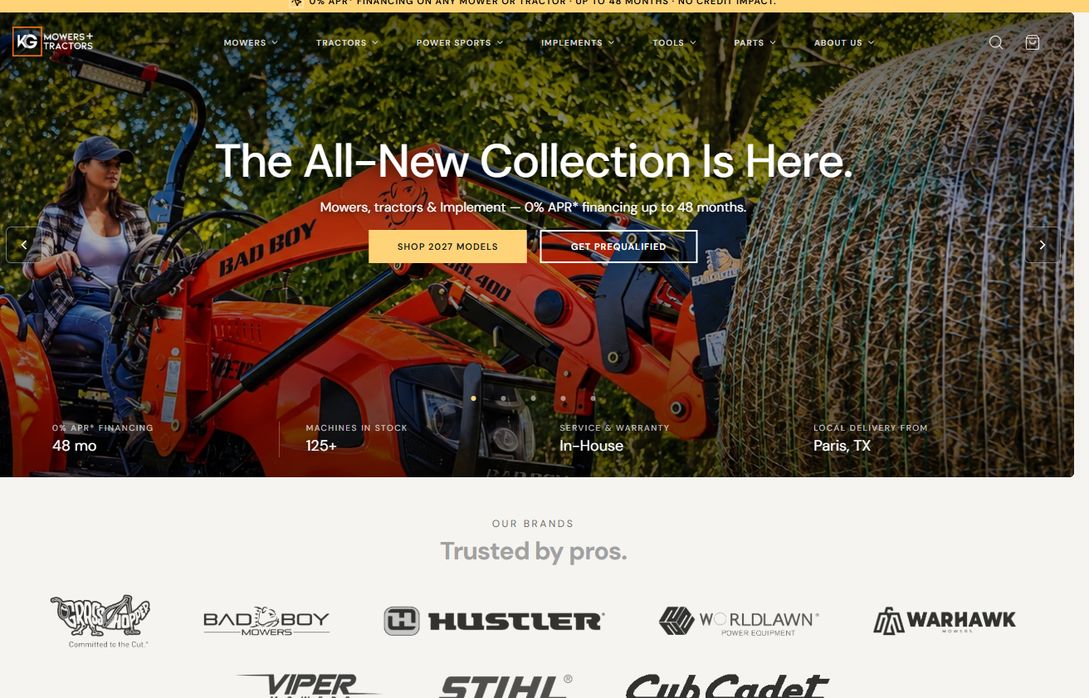 K and G Mowers – kgmowers.com