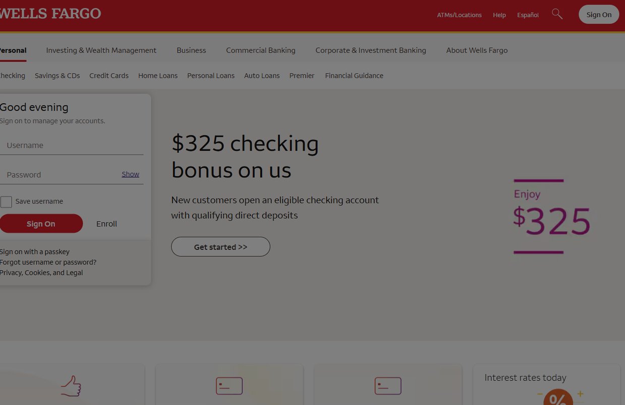 Wells Fargo – wellsfargo.com